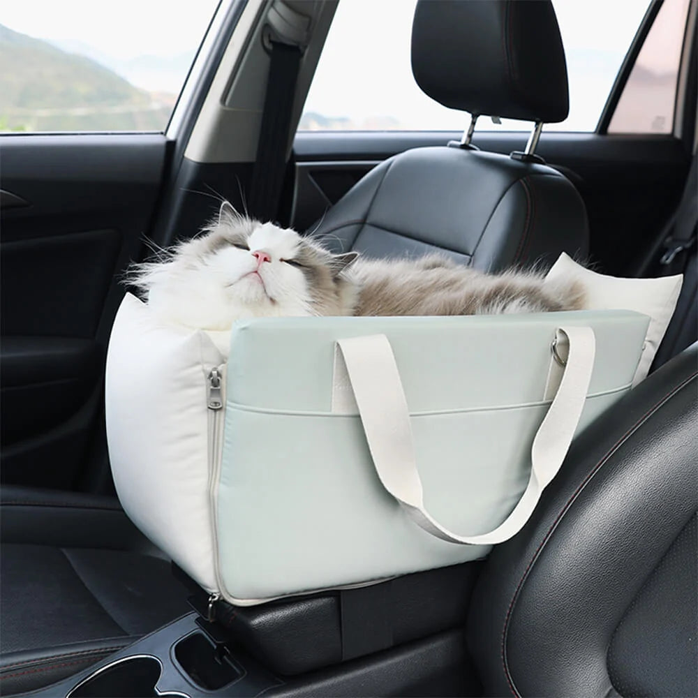 Portable Pet Carrier | Waterproof Dog & Cat Travel Bag with Safety Leash | Comfortable Console Design for Secure Travel 9
