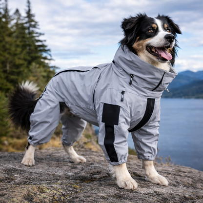 Reflective Waterproof Dog Rain Coat with Breathable Lining | Ultimate Protection for Active Dogs 1