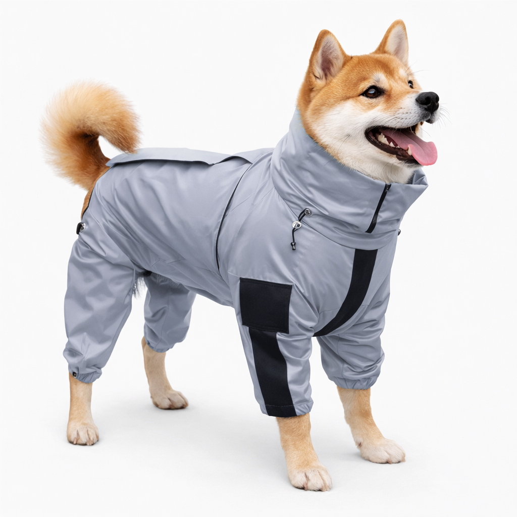 Reflective Waterproof Dog Rain Coat with Breathable Lining | Ultimate Protection for Active Dogs 3