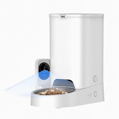 YumShare Solo | Smart Pet Feeder with 1080p Camera & 2-Way Audio | Customizable Feeding for Cats