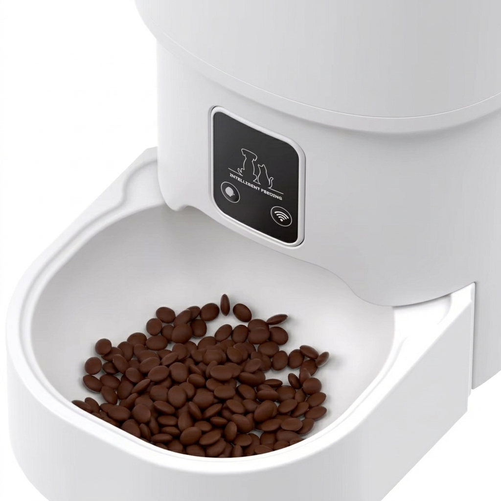Smart Automatic Pet Feeder | WiFi-Controlled 4L Capacity for Convenient Feeding | Ideal for Cats and Small Dogs