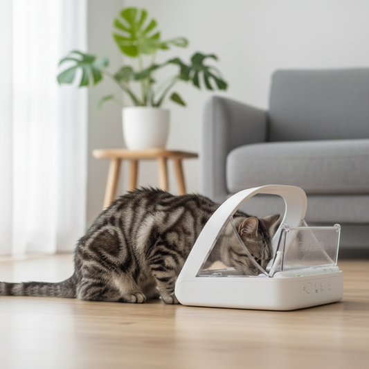 Smart Automatic Pet Feeder with Microchip Recognition & Portion Control | Ideal for Stress-Free Mealtime for Cats and Dogs 1