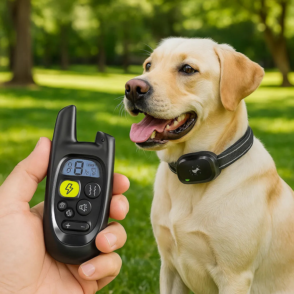 Smart Dog Training Collar | E Collar with Sound & Vibration | Waterproof Design for Safe Behavior Improvement 1