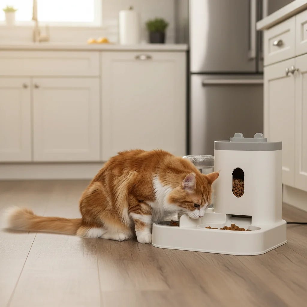 Smart Feeder | Automatic Pet Feeder with Integrated Water Fountain | Fresh Food & Hydration Solution for Cats and Dogs 1