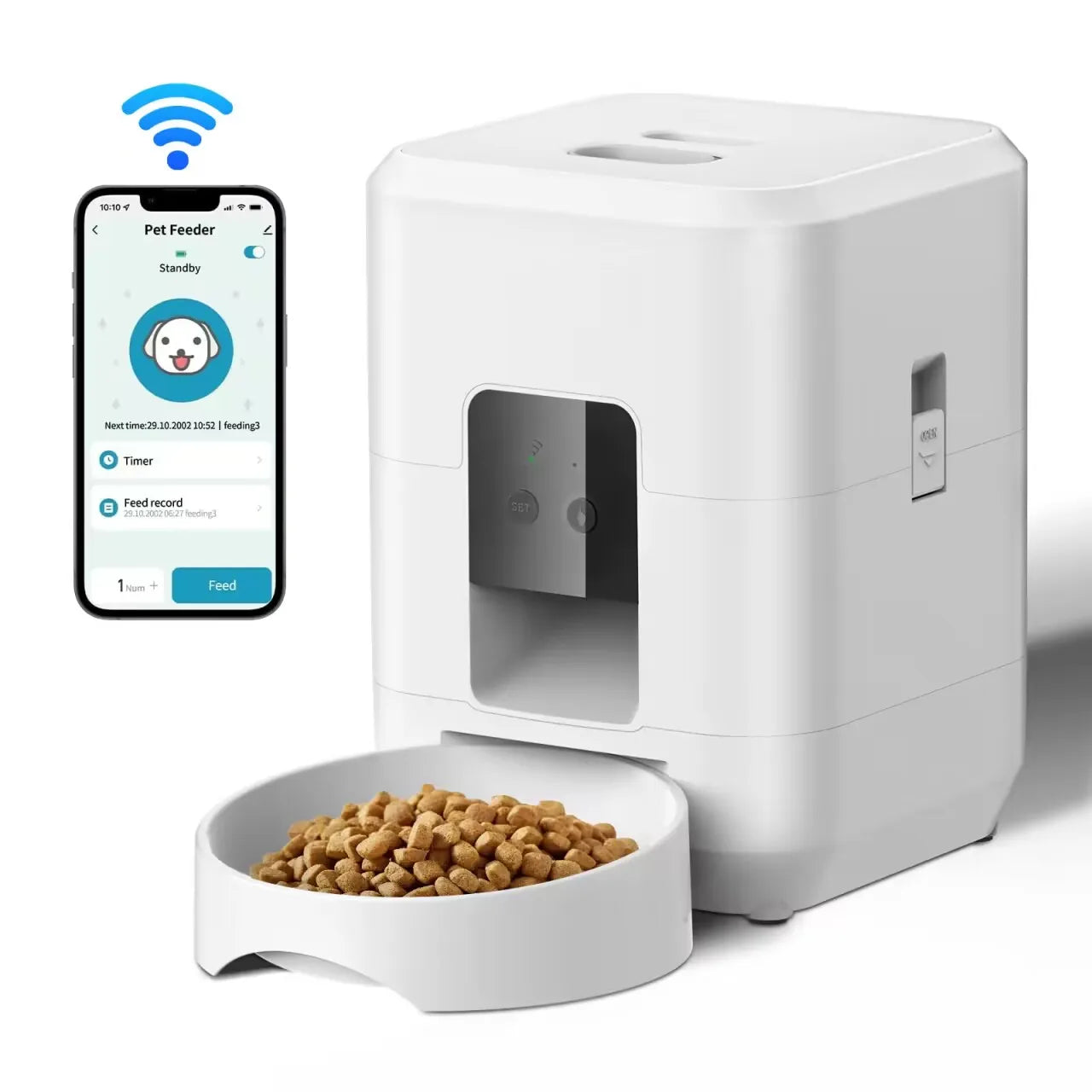 Smart Pet Feeder | Automatic Pet Feeder with WiFi & Timer Control | Precise Portioning for Healthy Pets 3