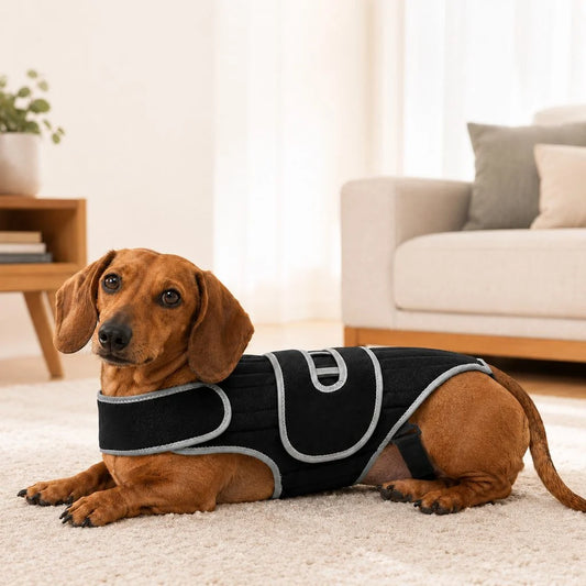 SpineGuard | Dog Vest with Adjustable Fit & Built-In Support Strips | Comfort for Senior Long-Body Breeds 0