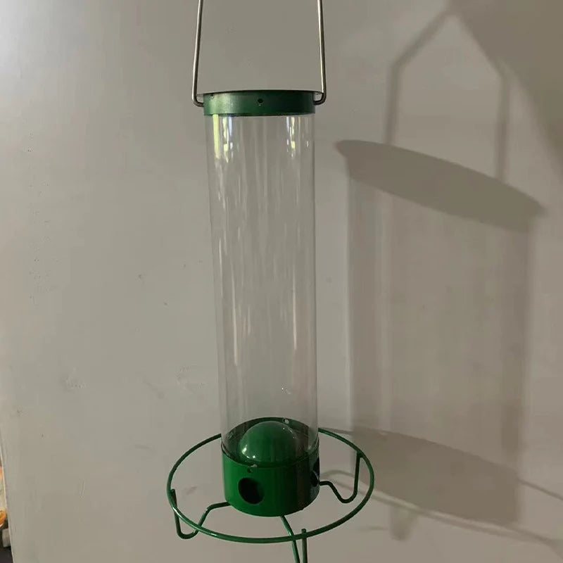 Squirrel Proof Bird Feeder | Metal Tube with Four Feeding Ports | Durable Design for Attracting Backyard Birds 3