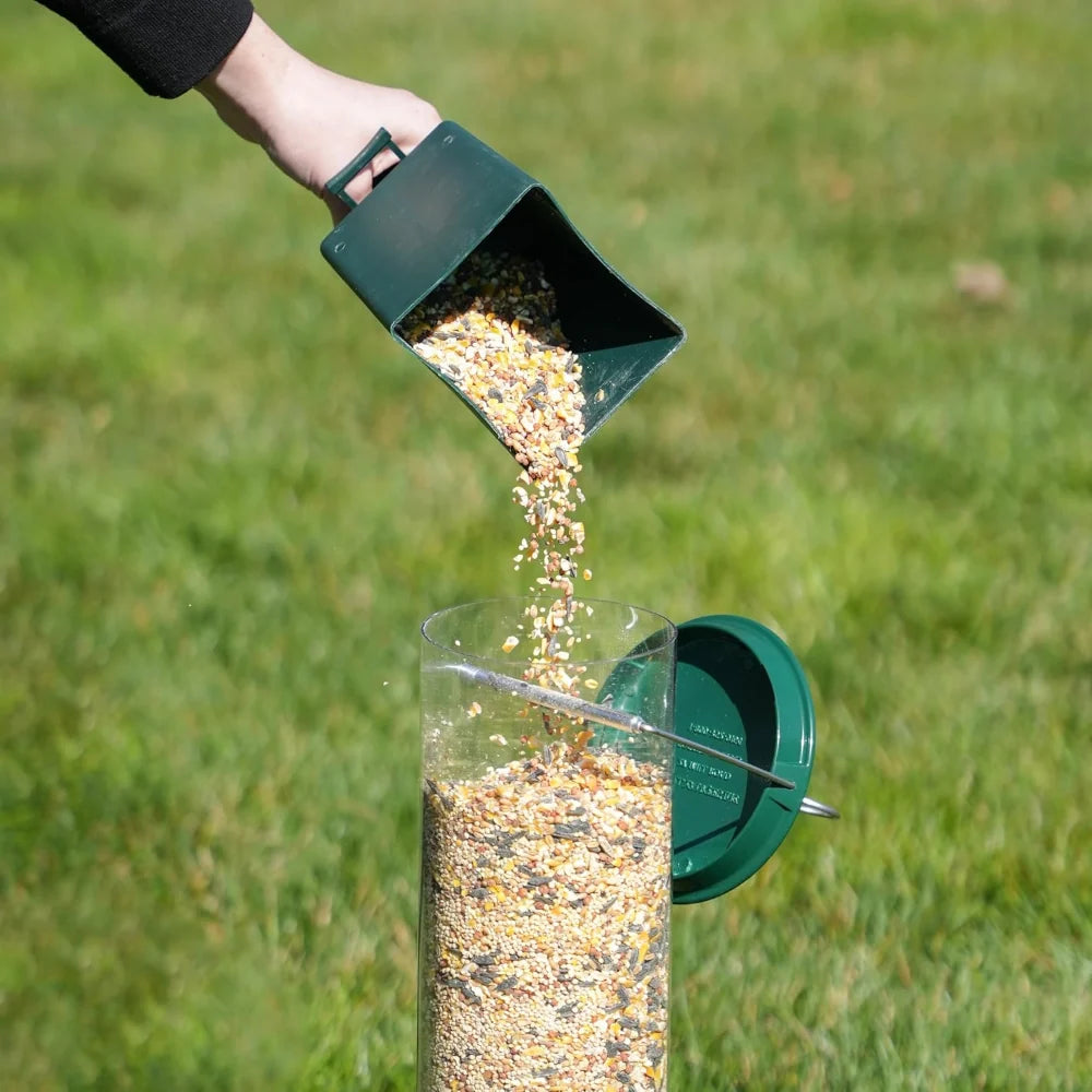 Squirrel Proof Bird Feeder | Metal Tube with Four Feeding Ports | Durable Design for Attracting Backyard Birds 6