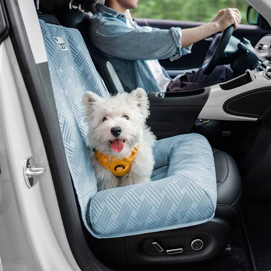 Travel Pet Bed | Dog Cooling Car Seat with Enhanced Comfort & Safety | Perfect for Road Trips 0