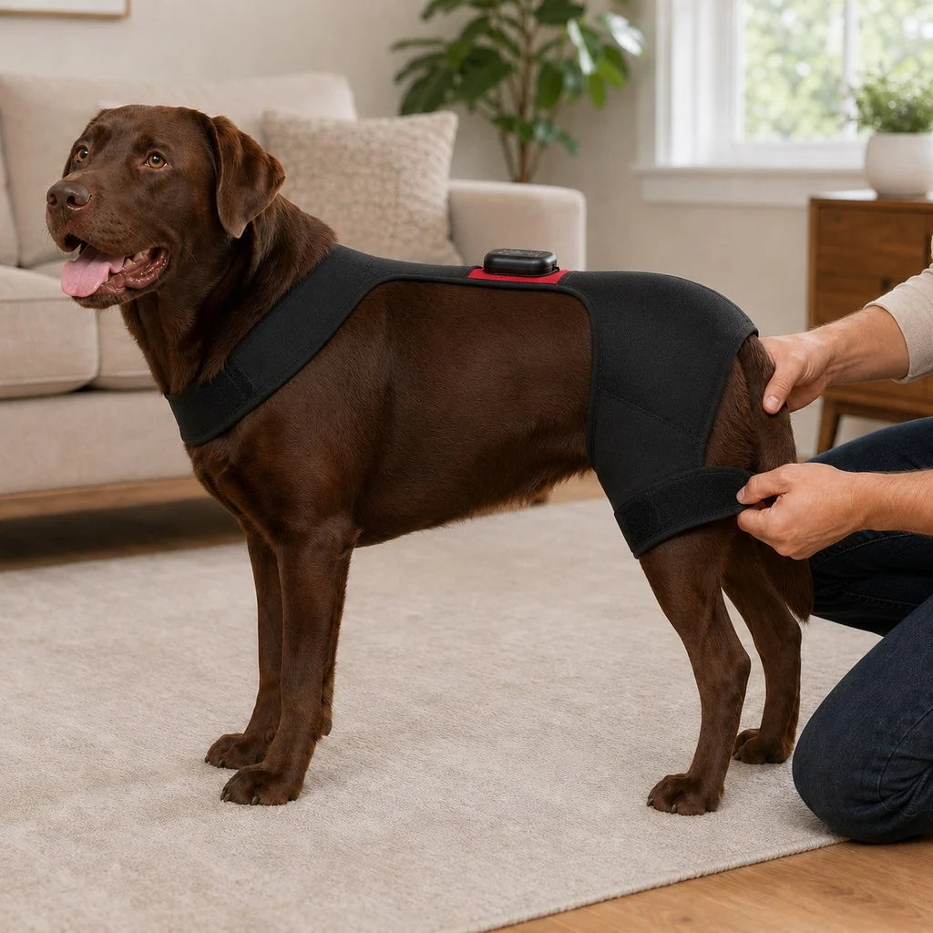 Wearable Red Near-Infrared Hip Wrap for Dogs with Adjustable Fit | Hands-Free Light Care for Hip Wellness 3