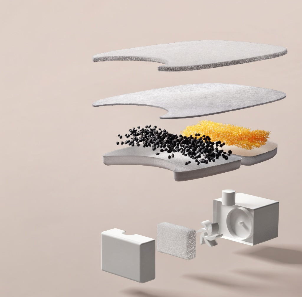 Stainless Steel Cat Water Fountain with 4.0L Capacity | Durable Design for Healthy Hydration