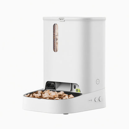 Smart Pet Feeder | Automatic Pet Feeder with Camera Monitoring | Dual-Hopper Design for 24/7 Pet Care