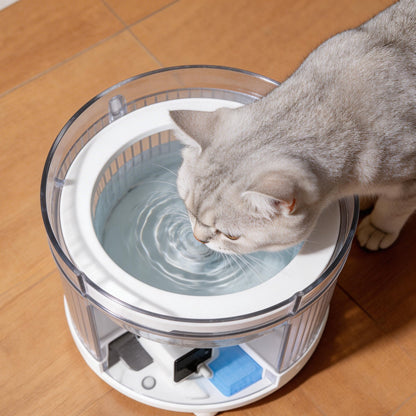Pet Oasis | Wireless Cat Water Fountain with Long-Lasting Battery | Ultra-Quiet Operation for Peaceful Hydration