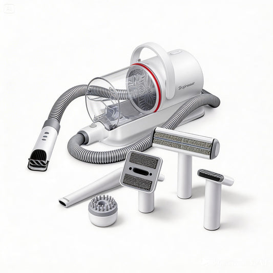 Pet Grooming Kit | Dog Grooming Supplies with Vacuum for Effortless Shedding Control