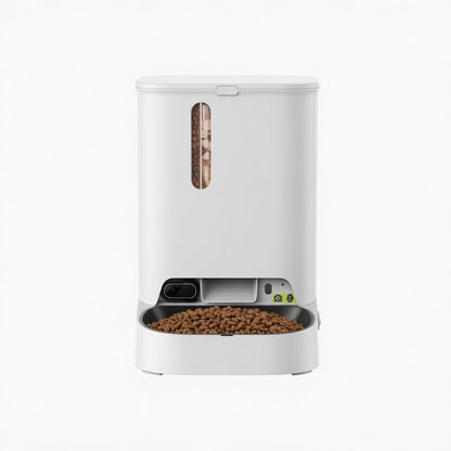 Smart Pet Feeder | Automatic Pet Feeder with Camera Monitoring | Dual-Hopper Design for 24/7 Pet Care