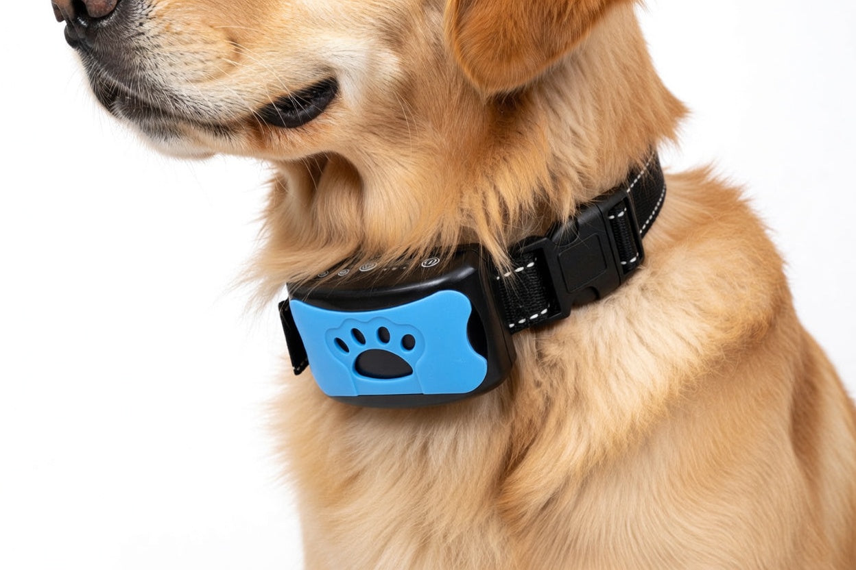 Norvo | Anti Bark Collar with Vibrations & Ultrasound | Gentle Bark Control Device for Calm Training