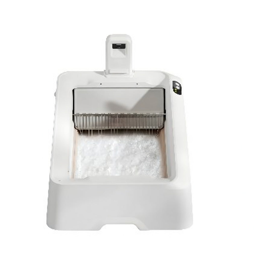 Purobot Crystal Duo | Automatic Cat Litter Box with AI Health Monitoring | Open-Top Design for Comfort
