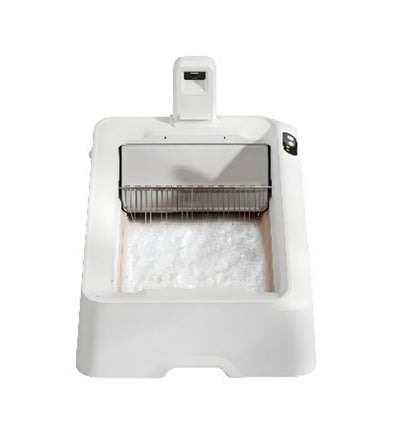 Purobot Crystal Duo | Automatic Cat Litter Box with AI Health Monitoring | Open-Top Design for Comfort