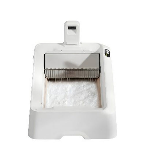 Purobot Crystal Duo | Automatic Cat Litter Box with AI Health Monitoring | Open-Top Design for Comfort