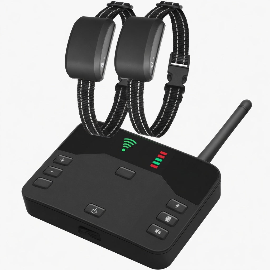 Wireless Dog Training Collar with Adjustable Range & Multiple Modes | Safe Control for Effective Training and Freedom