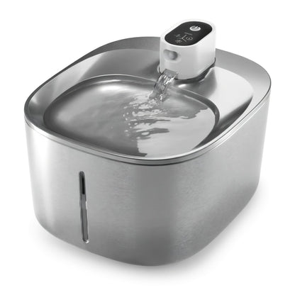 Stainless Steel Cat Water Fountain with 4.0L Capacity | Durable Design for Healthy Hydration