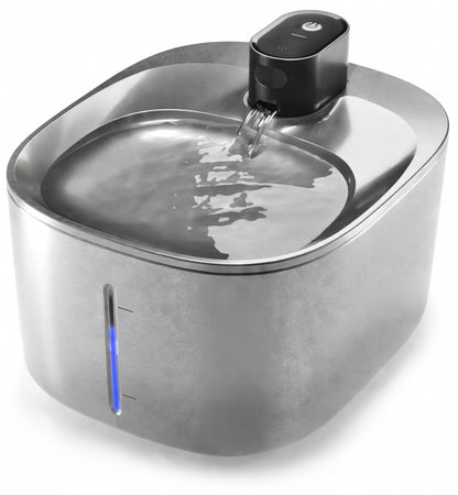 Stainless Steel Cat Water Fountain with 4.0L Capacity | Durable Design for Healthy Hydration