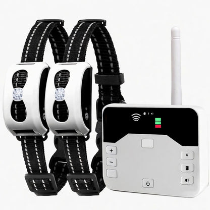 LumaGuard | Shock Collar for Dogs with Remote Control & Waterproof Design | 2-in-1 Wireless Fence for Effective Training