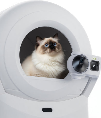 Purobot | Ultra Automatic Cat Litter Box with AI Monitoring & Self-Cleaning | Hygienic Solution for Multi-Cat Homes