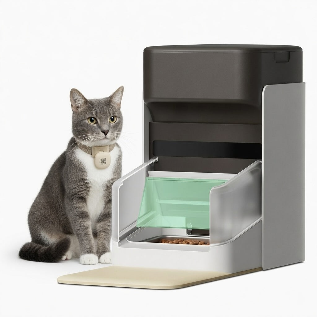 Smart Pet Feeder | Automatic Pet Feeder with RFID Technology & 15-Cup Capacity for Hassle-Free Feeding