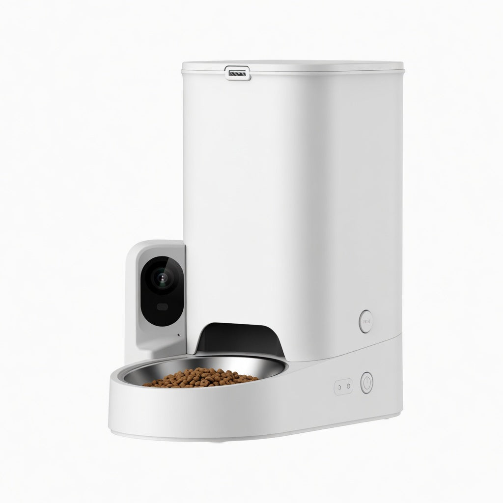 YumShare Solo | Smart Pet Feeder with 1080p Camera & 2-Way Audio | Customizable Feeding for Cats