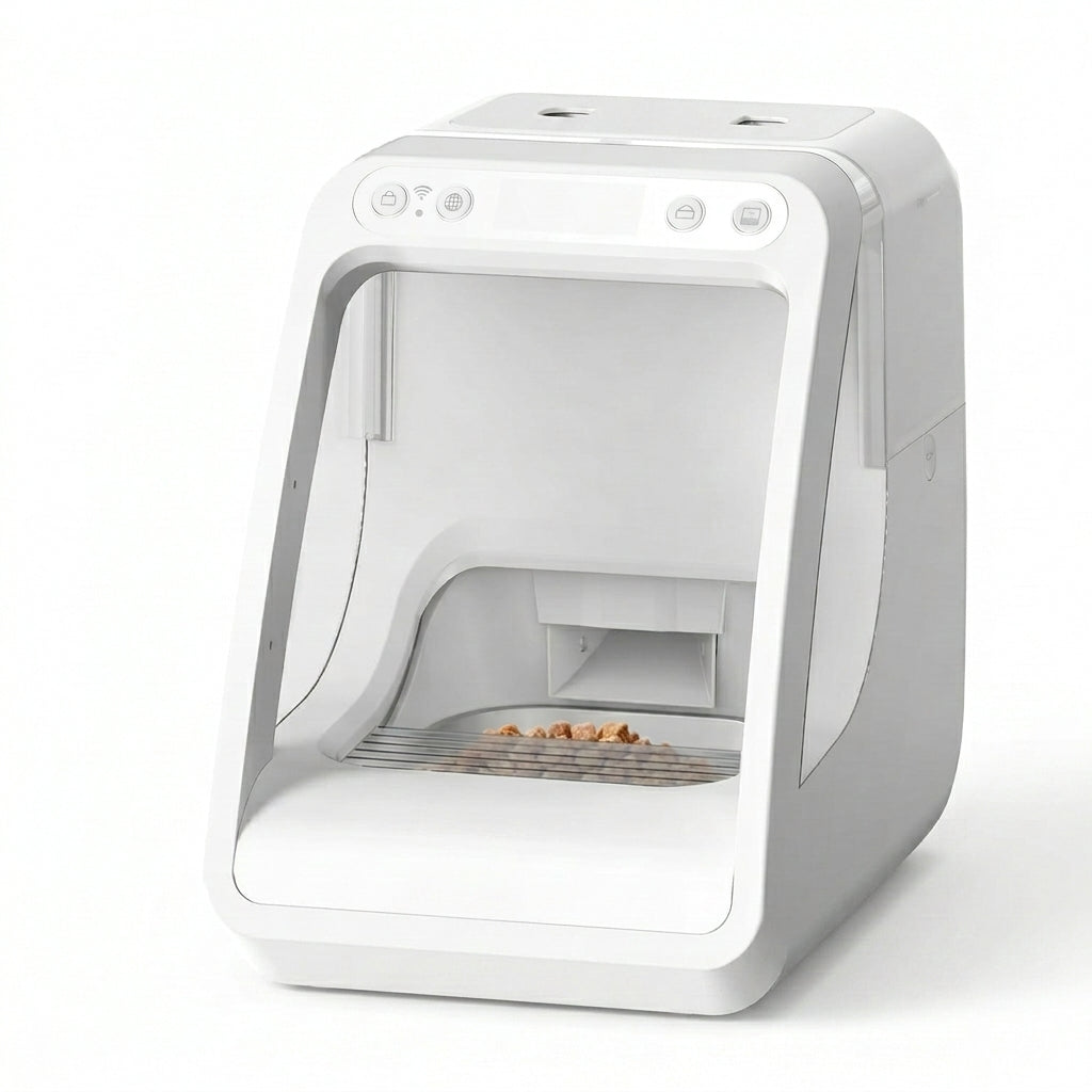 Automatic Pet Feeder | Customizable Portions with RFID Access Control | Ideal for Scheduled Feeding