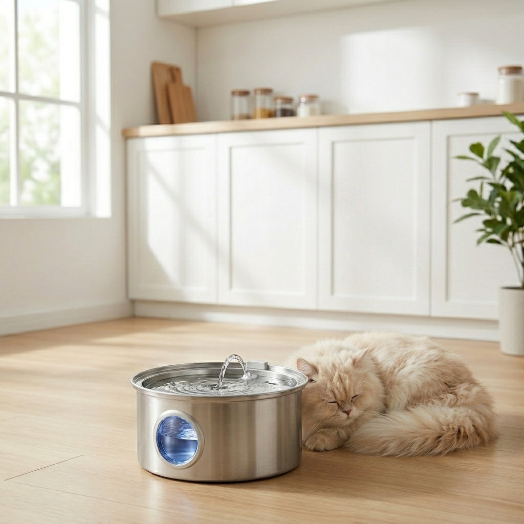 Dog Water Fountain with Ultra-Quiet Pump & 1.8-Gal Capacity | Large Dog Drinking Fountain for Healthy Hydration