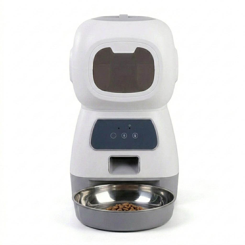 Smart Automatic Pet Feeder | 3.5L Capacity with App Control & Voice Recording | Effortless Feeding Management for Cats and Dogs