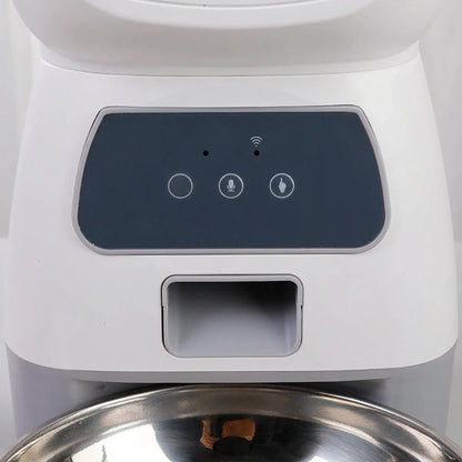 Smart Automatic Pet Feeder | 3.5L Capacity with App Control & Voice Recording | Effortless Feeding Management for Cats and Dogs