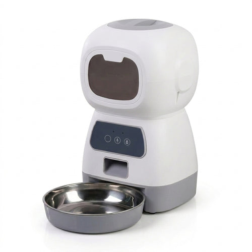 Smart Automatic Pet Feeder | 3.5L Capacity with App Control & Voice Recording | Effortless Feeding Management for Cats and Dogs