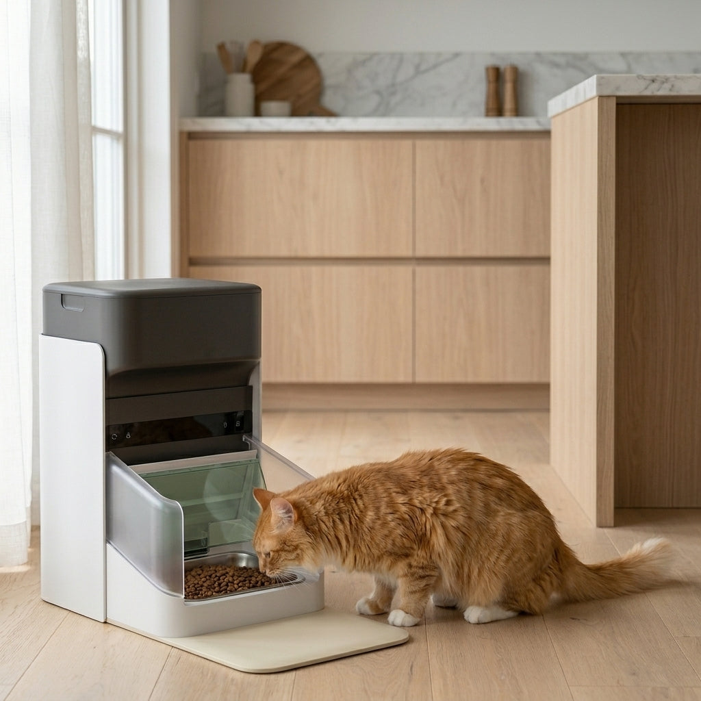 Smart Pet Feeder | Automatic Pet Feeder with RFID Technology & 15-Cup Capacity for Hassle-Free Feeding