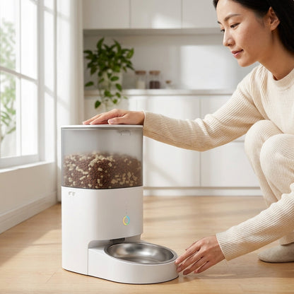 Smart Pet Feeder | Automatic Pet Feeder with App Control & Triple Freshness Lock | Hygienic Feeding Solution for Healthy Pets