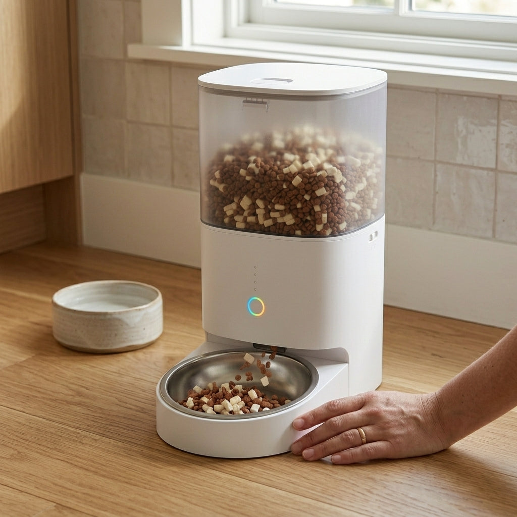 Smart Pet Feeder | Automatic Pet Feeder with App Control & Triple Freshness Lock | Hygienic Feeding Solution for Healthy Pets