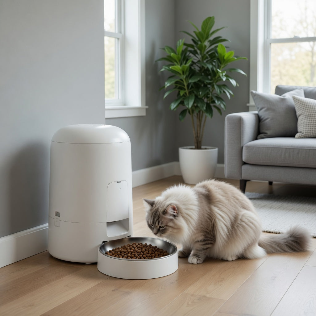 Smart Feeder | Automatic Pet Feeder with App Control & 30-Day Battery Life | Convenient Feeding Solution for Pets