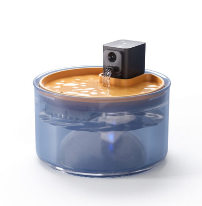 Ceramic Cat Water Fountain with 3.5L Capacity & Rechargeable Battery | Clean Hydration for Healthy Pets