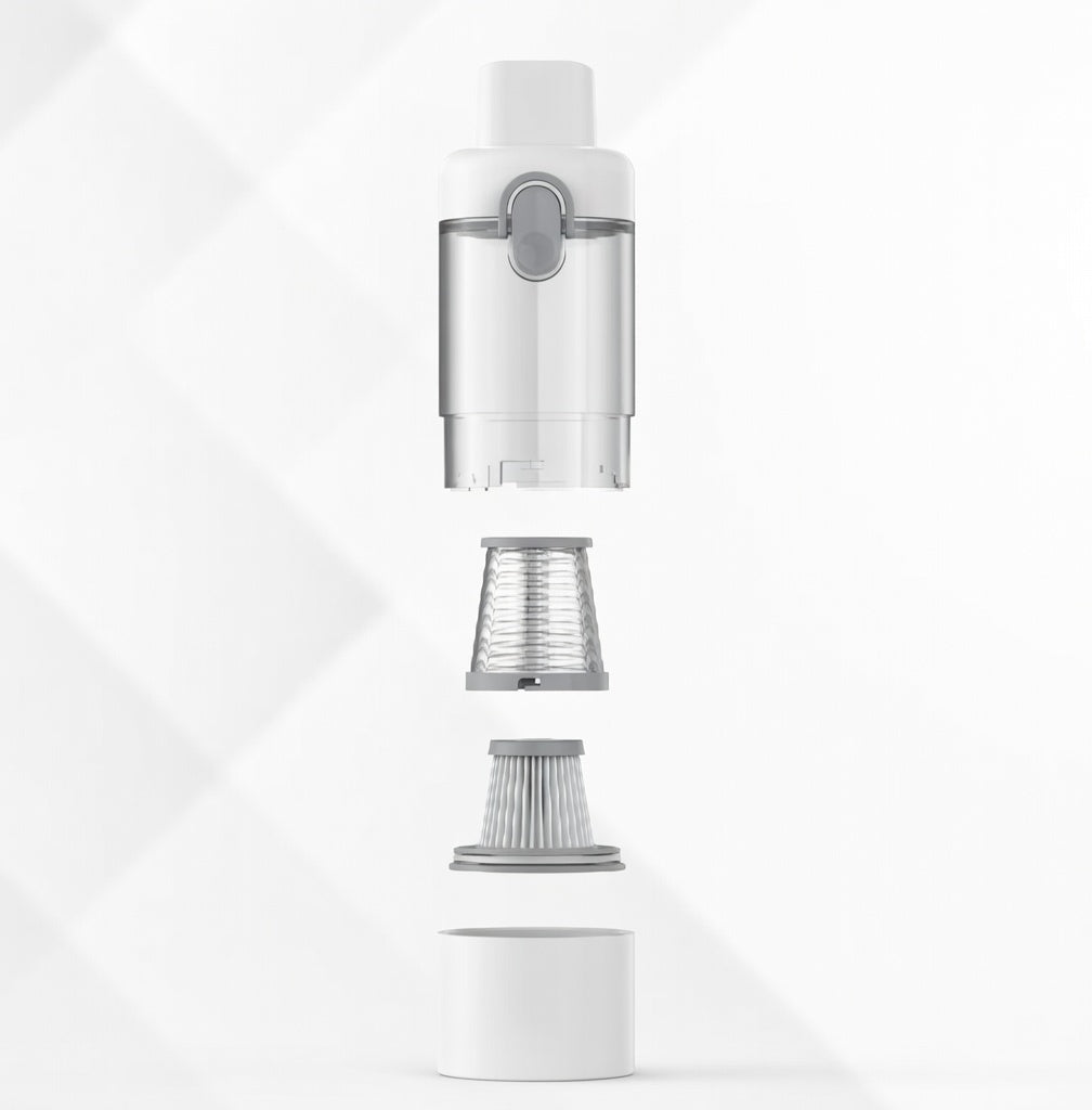 Portable Handheld Vacuum | Cordless Design with Adjustable Suction | Lightweight Cleaner for Quick Pet Hair Removal